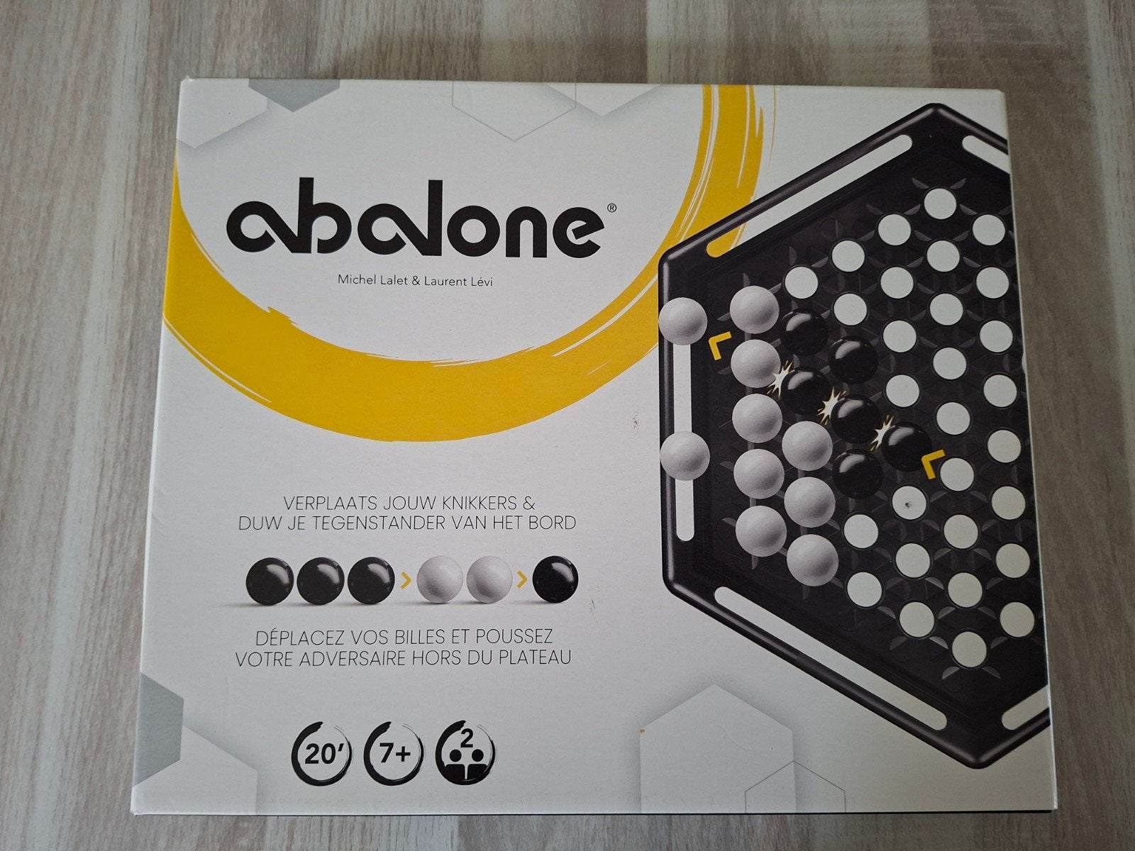 Abalone bordspel, Hobby en Vrije tijd, Gezelschapsspellen | Bordspellen, Een of twee spelers, Ophalen, Zo goed als nieuw