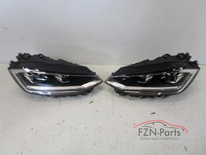 VW Golf Sportsvan Facelift VOLLED Koplampen Set L+R, Ophalen of Verzenden, Gebruikt