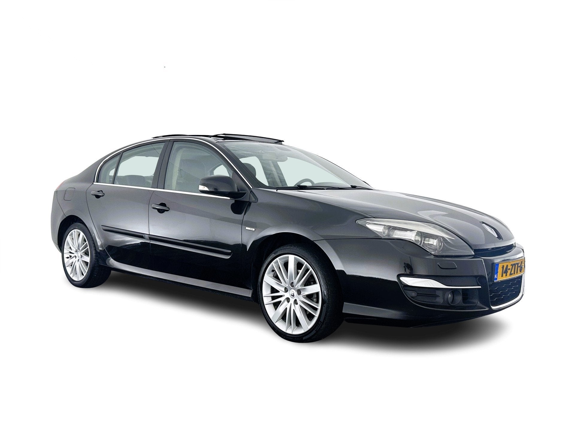 Renault Laguna 2.0 dCi S/S (INCL-BTW) *PANO | LEATHER-MICROF, Auto's, Voorwielaandrijving, Zwart, 4 cilinders, 150 pk