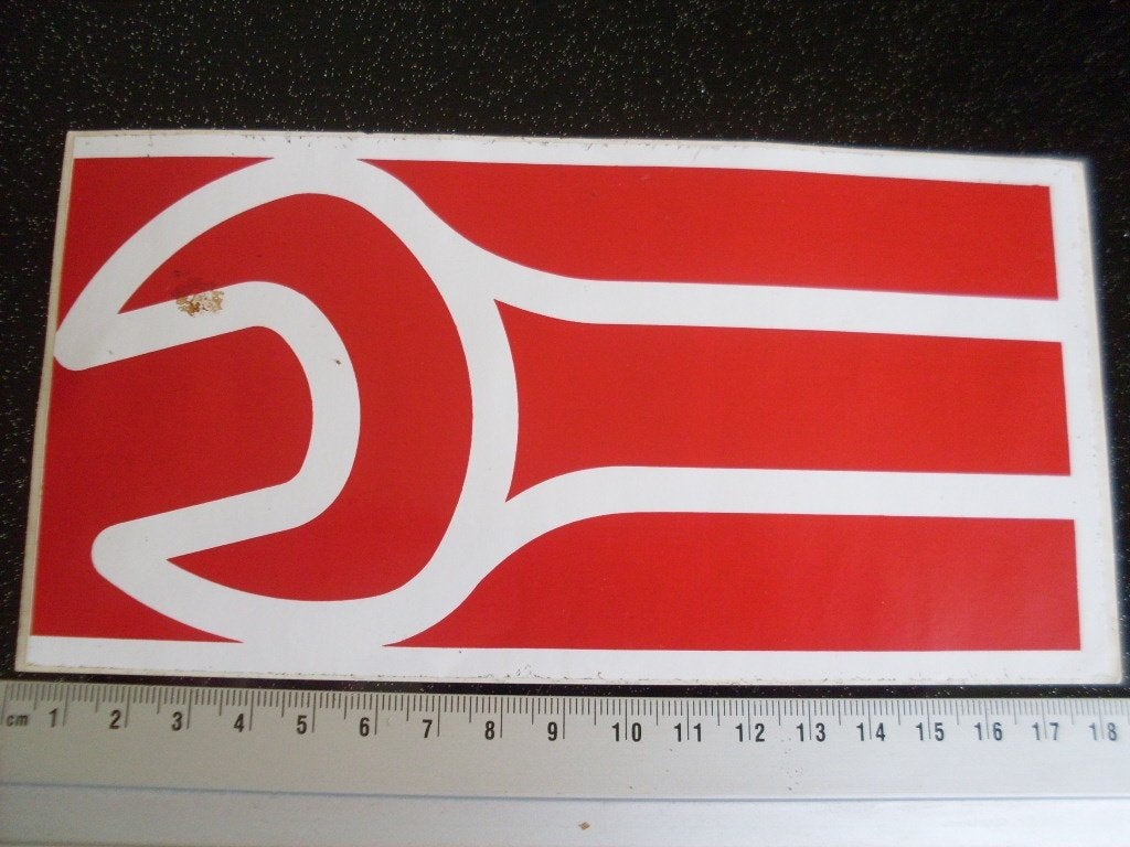 sticker gereedschap tools logo merk ???, Verzenden, Zo goed als nieuw, Merk