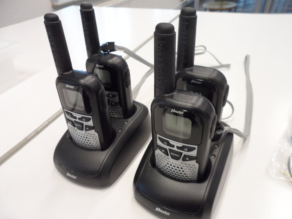 4x portofoon Alecto, Minder dan 2 km, Gebruikt, Ophalen of Verzenden, Portofoon of Walkie-talkie