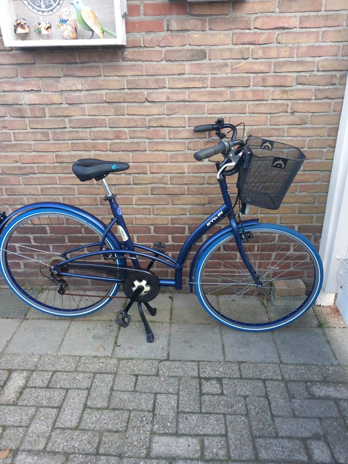 Btwin Damesfiets in Nette Staat., Gebruikt, Versnellingen, 50 tot 53 cm, Trommelrem