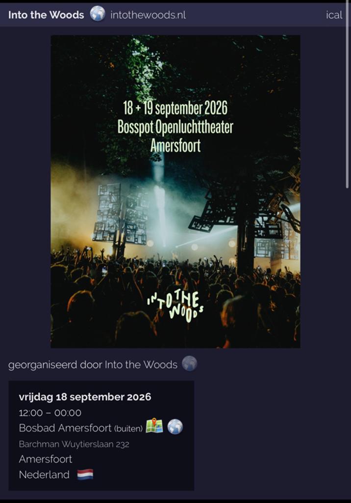 Into the woods zaterdag 19 september 4+ tickets, Drie personen of meer, September
