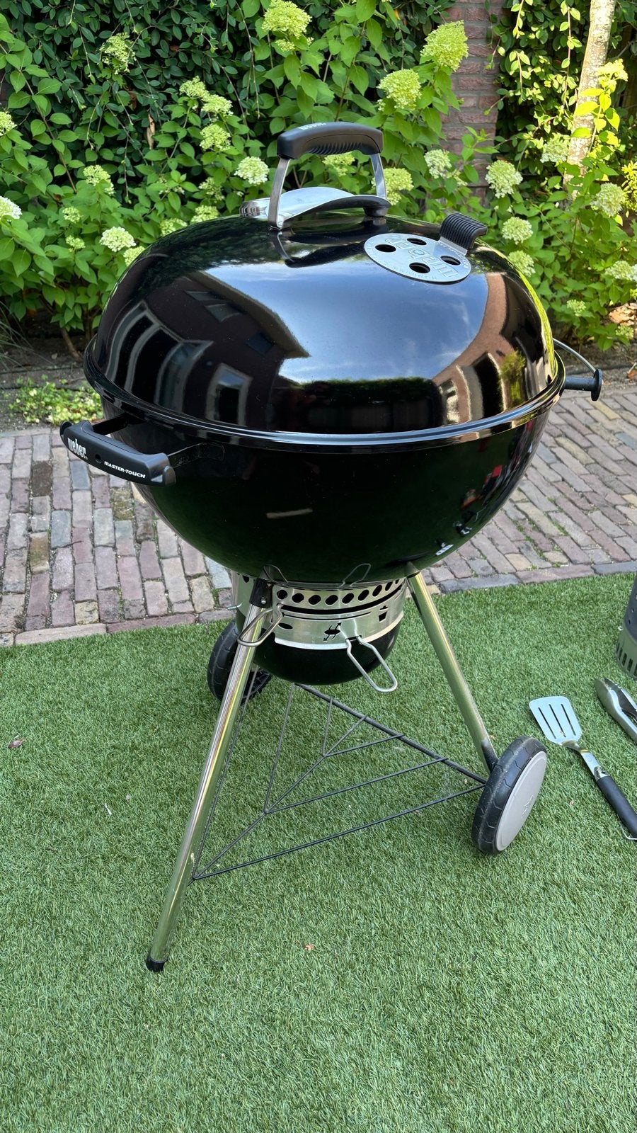 Weber Master-Touch GBS E-5750 BBQ met accessoires, Ophalen, Gebruikt