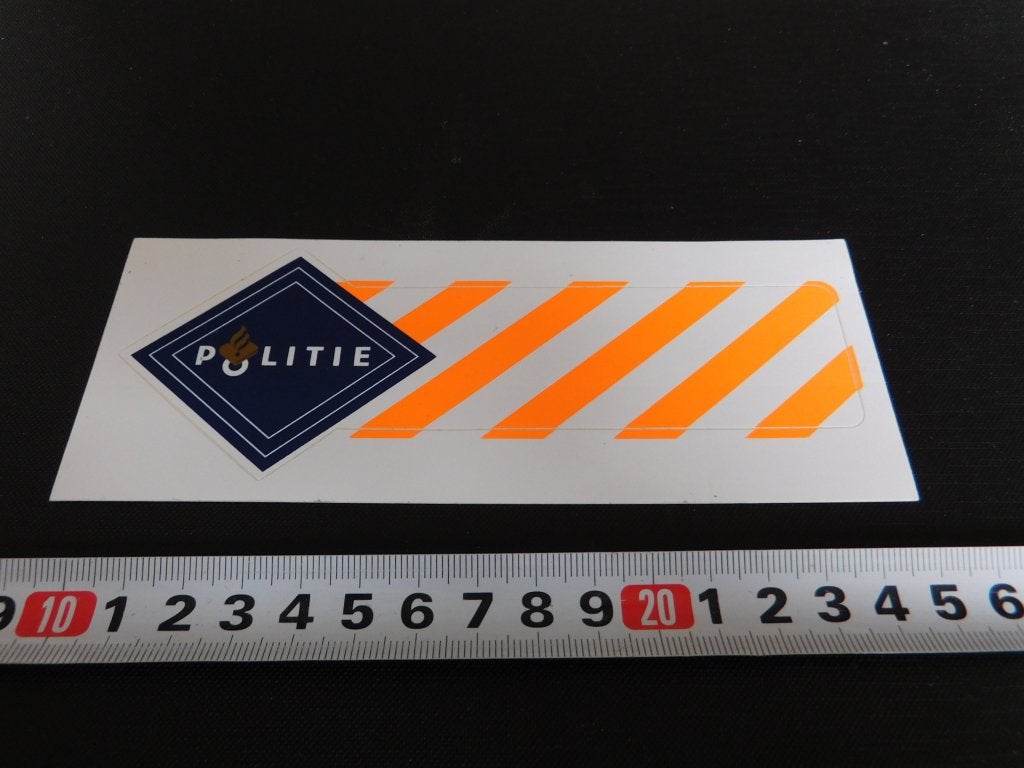 sticker Politie striping  ( zonder tekst ) *, Ophalen, Zo goed als nieuw