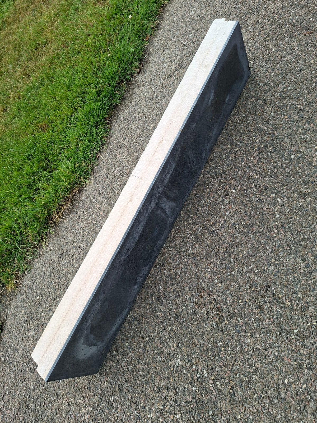 Kantplank met antraciet afwerking, 20 hele nog te koop. TEAB, Ophalen, Nieuw, Plinten