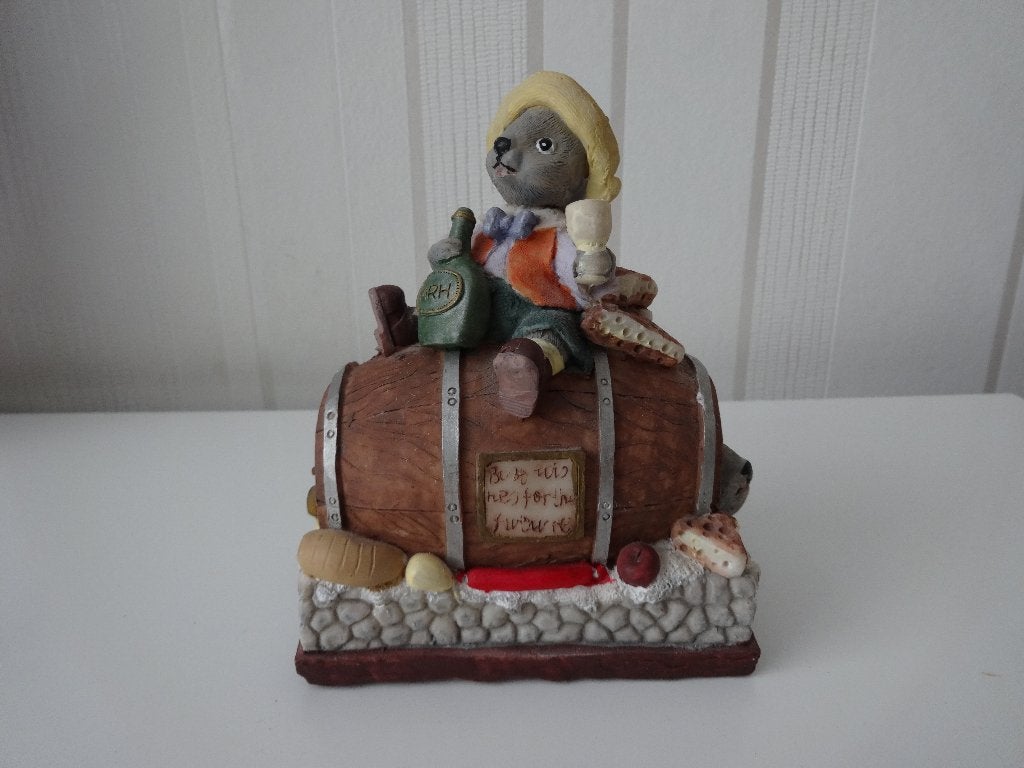 Mooie vintage Spaarpot met Beeldjes van Muisjes., Antiek en Kunst, Ophalen of Verzenden