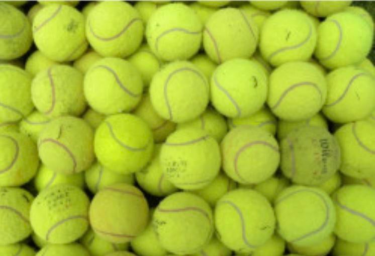 Gebruikte tennisballen, Dieren en Toebehoren, Hondenspeelgoed, Ophalen of Verzenden, Gebruikt, Apporteerspeelgoed