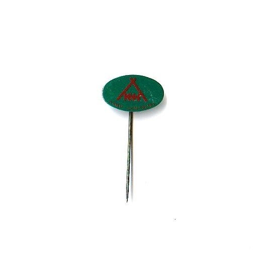 blikken speld KH Kamp Houtrust Den Haag   lees verder, Verzamelen, Speldjes, Pins en Buttons, Ophalen of Verzenden, Gebruikt, Overige onderwerpen