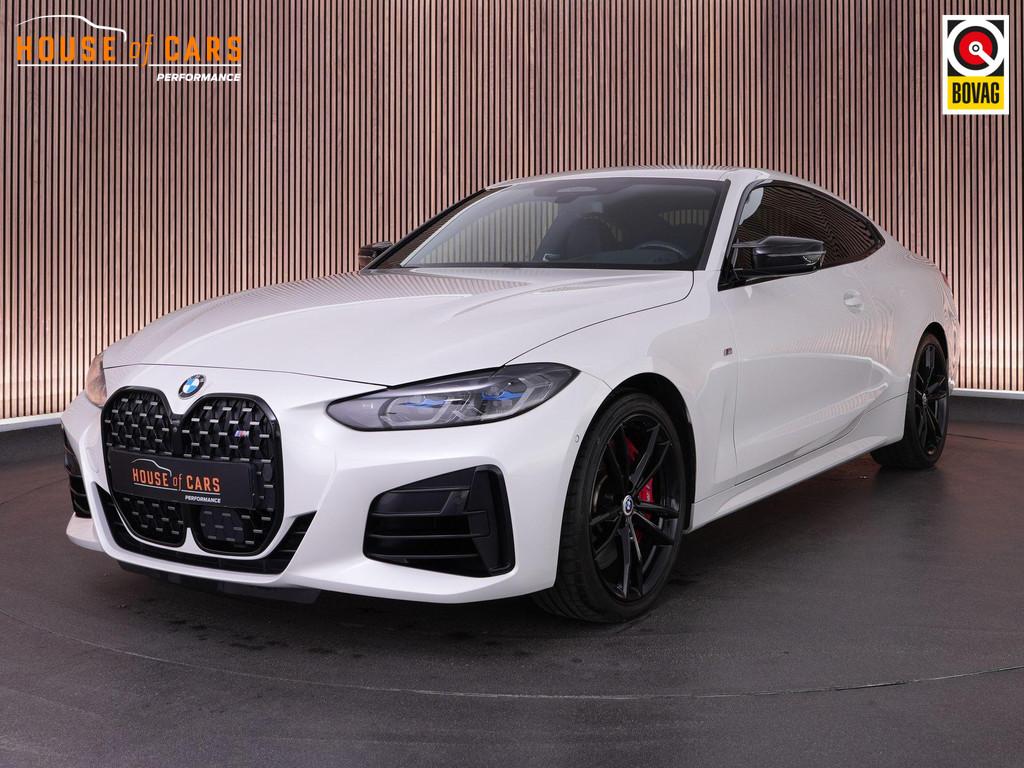 BMW 4-serie Coupé M440i 374pk xDrive High Executive |M-spor, Auto's, BMW, Automaat, Euro 6, 4 stoelen, Wit