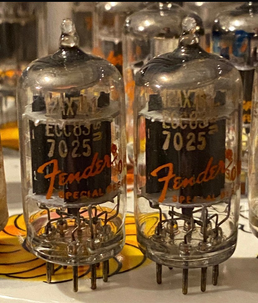 7025 Fender nos longplate Special design 12ax7a ecc83 12ax7, Ophalen of Verzenden, Zo goed als nieuw