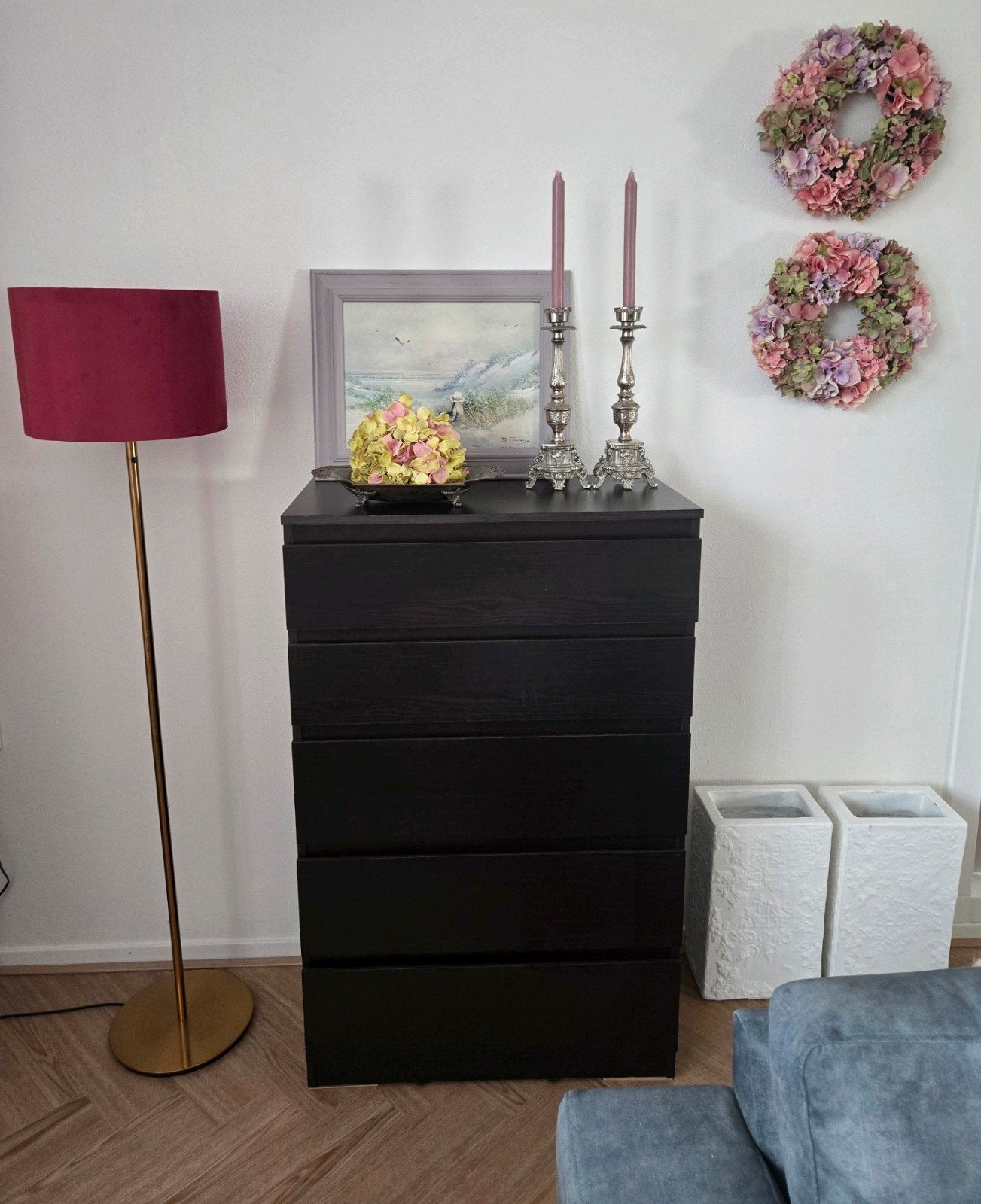 ladenkast 112 h x 70br x 40 cm ikea zwart bruin, Huis en Inrichting, Ophalen, 5 laden of meer, 50 tot 100 cm, Zo goed als nieuw