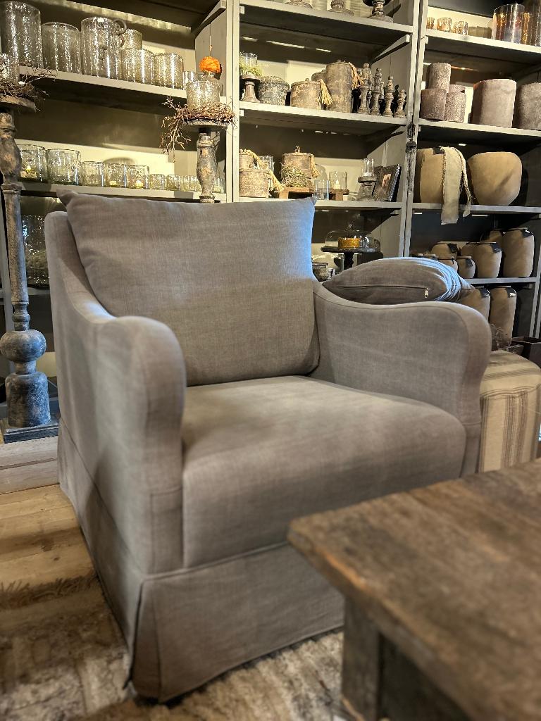 fauteuil showmodel NU in de SALE, Nieuw, 75 tot 100 cm, Ophalen of Verzenden, Stof