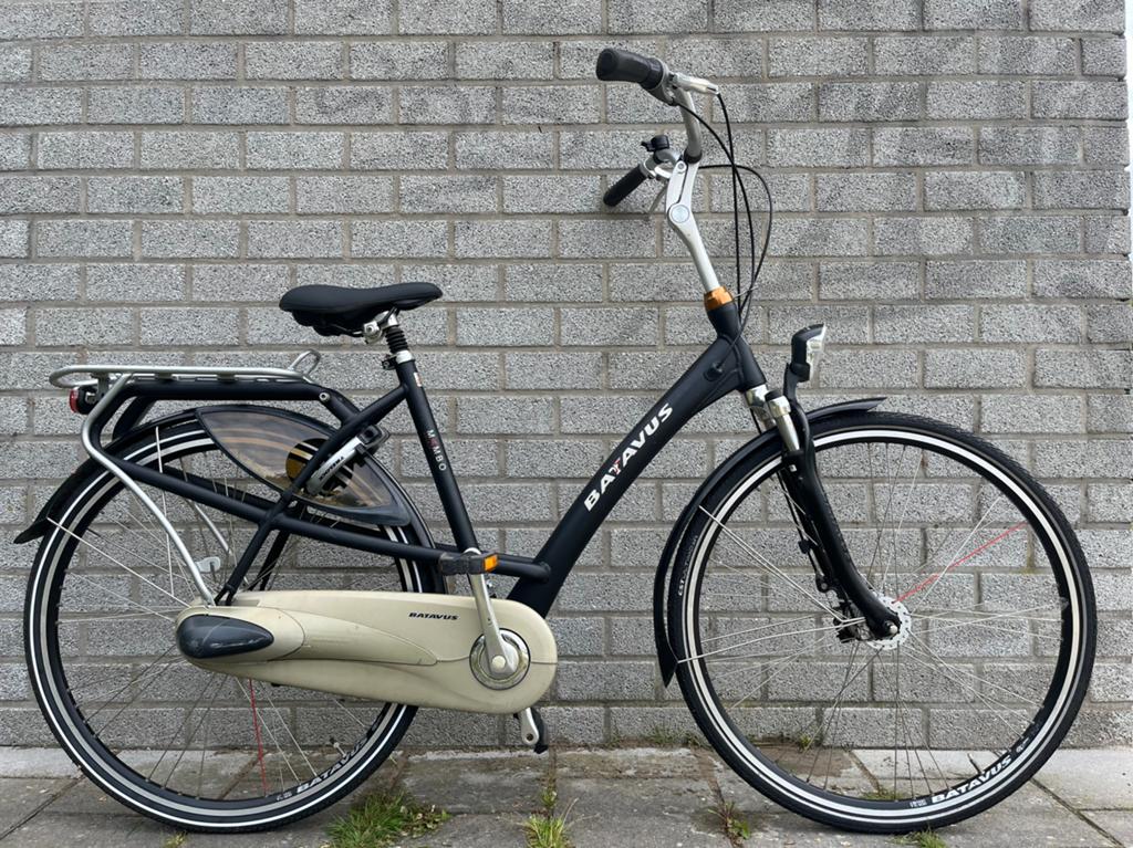 Batavus Mambo damesfiets, 53cm frame, 7v, Ophalen, Versnellingen, Batavus, Trommelrem