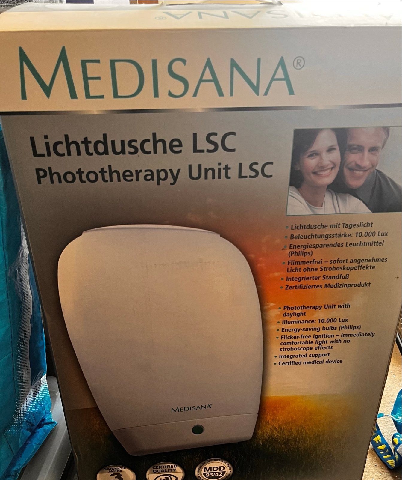 Medisana - Daglicht therapie lamp, Ophalen of Verzenden, Zo goed als nieuw, Overige typen