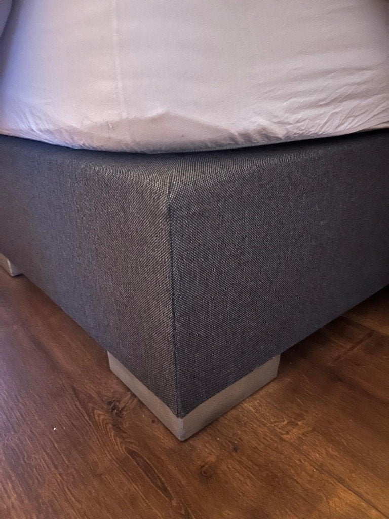 Mooie boxspring boxen 180x200cm (zonder matras), Ophalen, Tweepersoons, Zo goed als nieuw, 180 cm