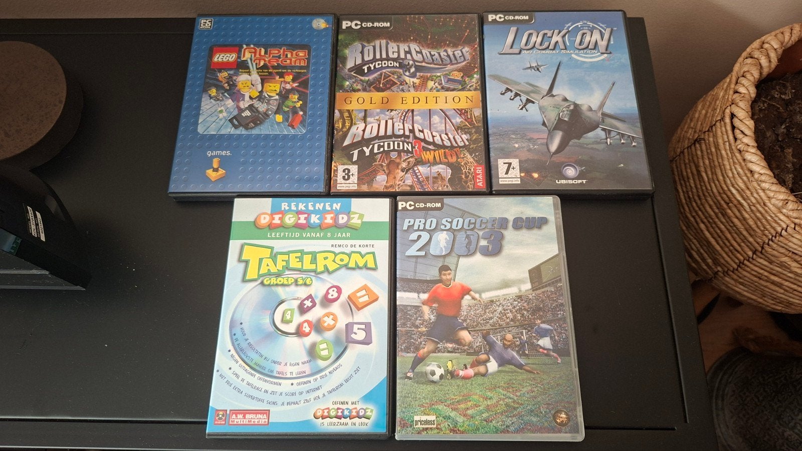 PC CD-ROM 5 stuks, diverse titels, Ophalen, Gebruikt, 1 speler, Sport