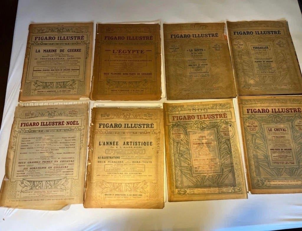 8 zeldzame Figaro Illustré tijdschriften, Boeken, Ophalen of Verzenden, Gelezen, Overige typen