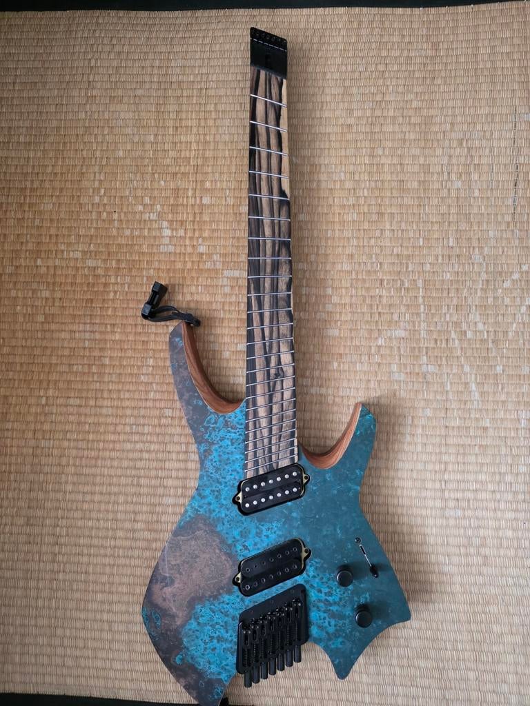 Ormsby Goliath 7 string GTR Elite Copper - Perfecte Staat, Muziek en Instrumenten, Ophalen of Verzenden, Zo goed als nieuw, Solid body