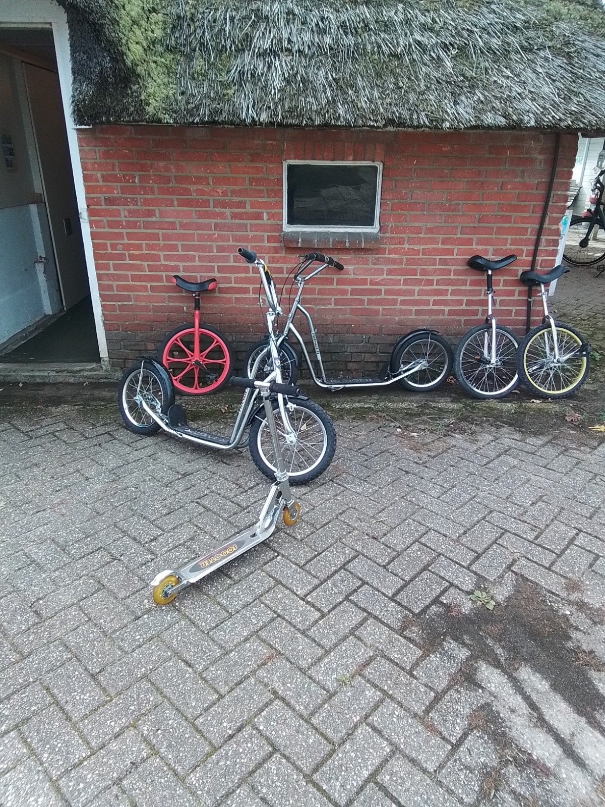 steps  en een wielers, Ophalen