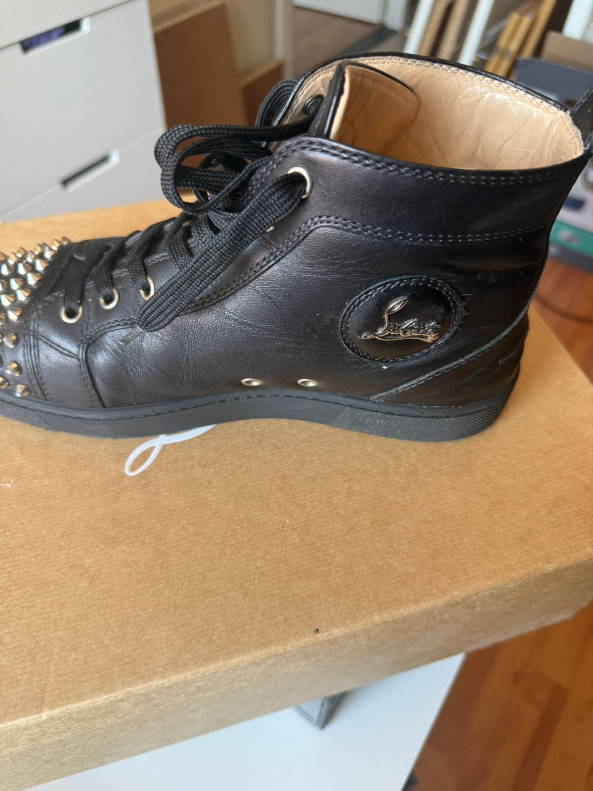 Originele Louboutin 42, Ophalen, Zo goed als nieuw, Zwart