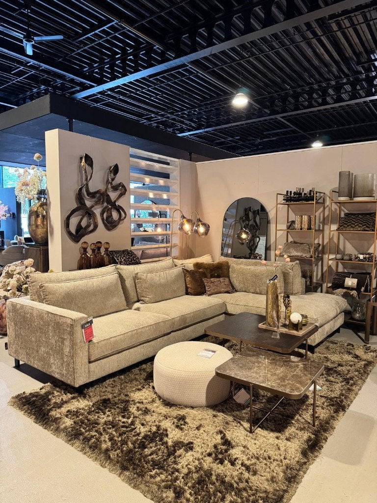 Hoekbank Gigi l Whoon l Room108 l van €2519,- voor €1399,-, Ophalen, Gebruikt, 100 tot 125 cm, Hoekbank
