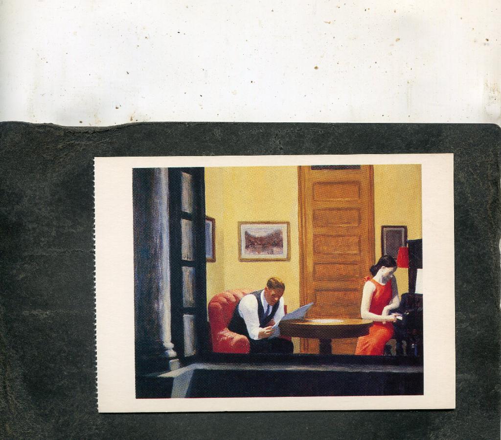 Ansicht Edward Hopper - Room in New York, Verzenden, 1980 tot heden, Ongelopen