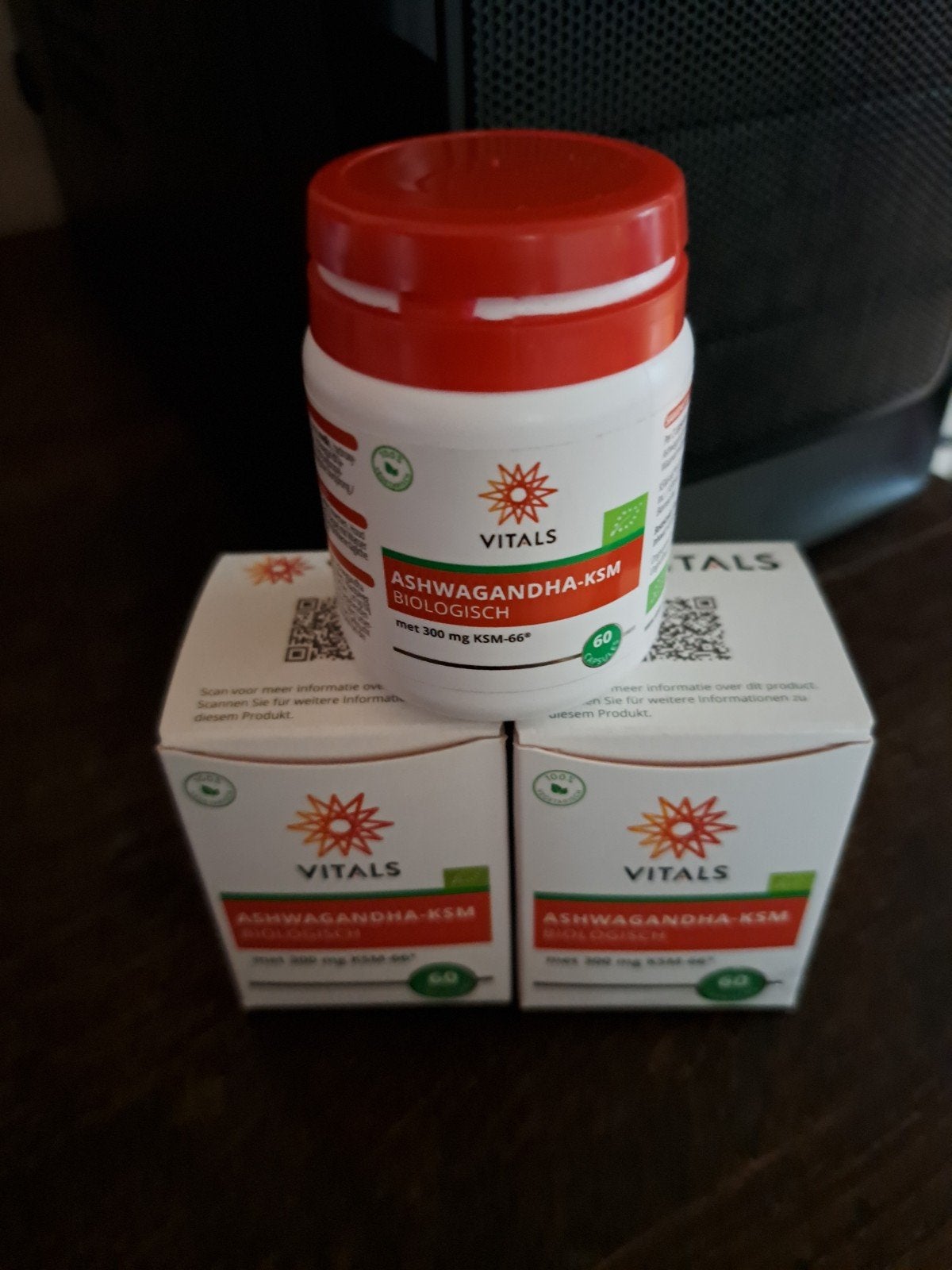 vitals ashwagandha ksm biologisch, Ophalen of Verzenden