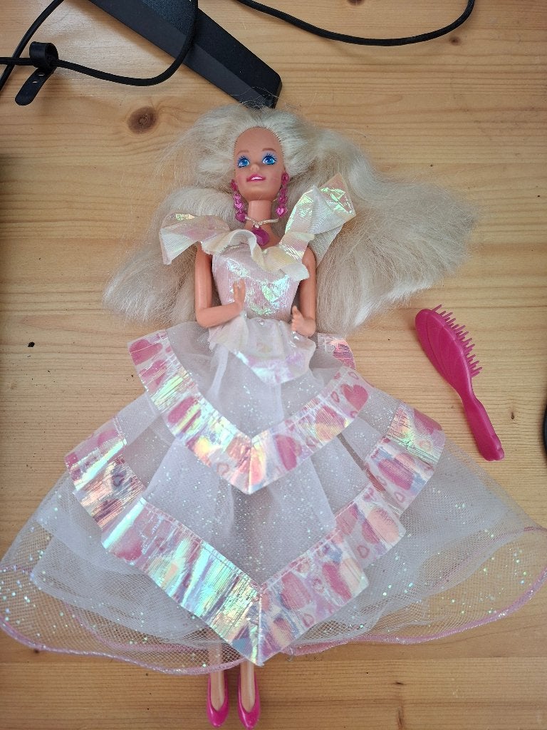 Barbie Mattel Secret Hearts 1992, Ophalen of Verzenden, Zo goed als nieuw, Pop