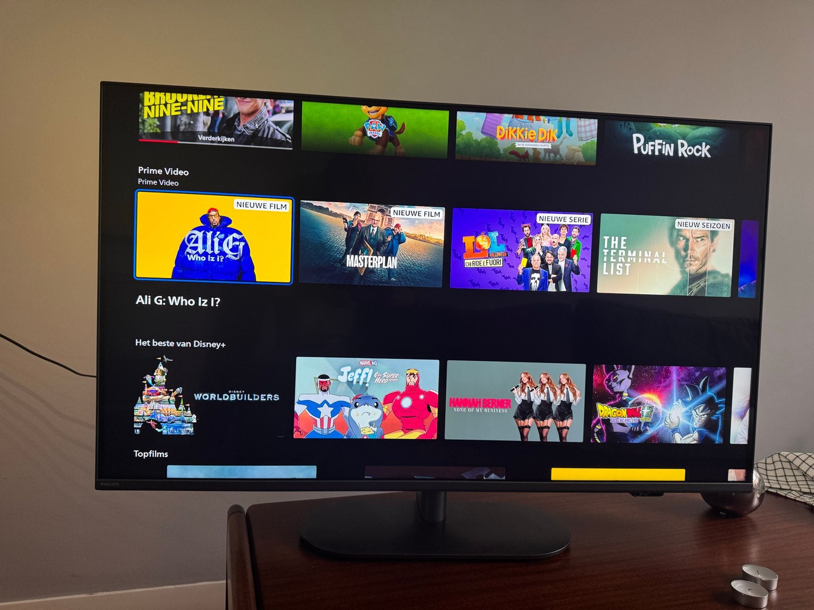 Philips 43PUS9000/12 4K UHD Smart TV - Zo goed als nieuw, Ophalen, Philips, LED, 120 Hz