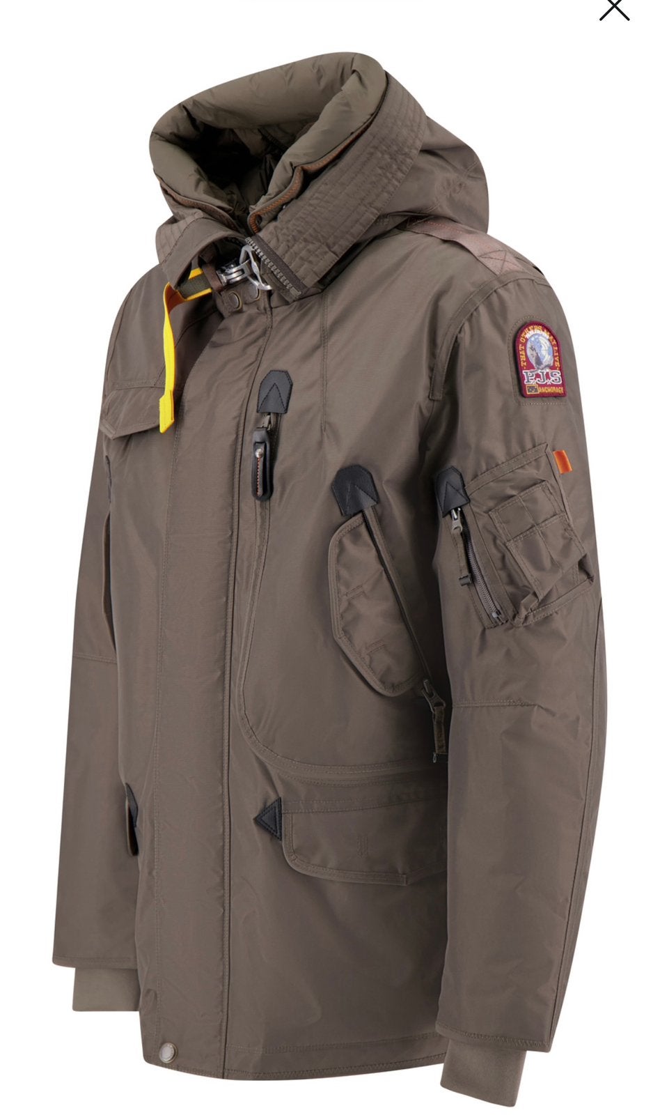 Parajumpers heren winterjas maat L – amper gedragen, Ophalen, Zo goed als nieuw, Maat 52/54 (L), Bruin