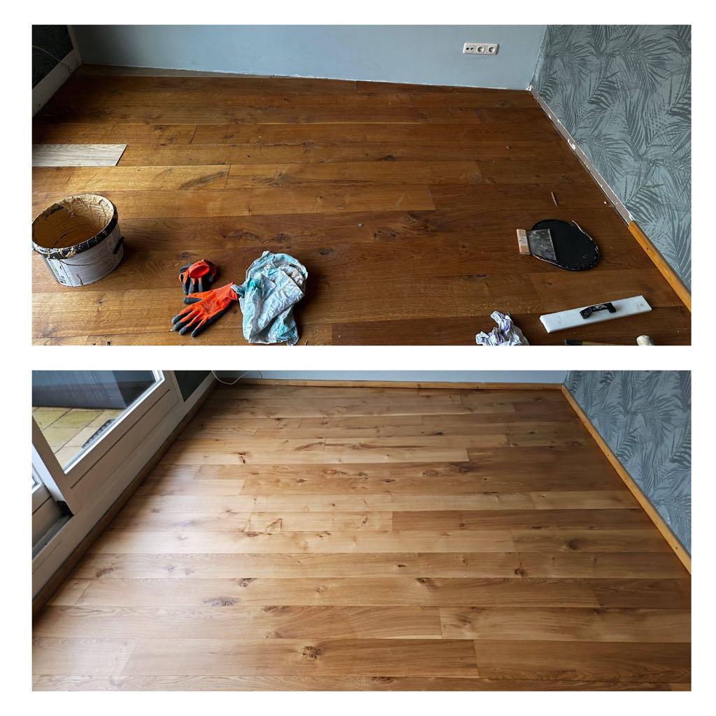 Foto 4 van Houten vloer schuren Laminaat leggen