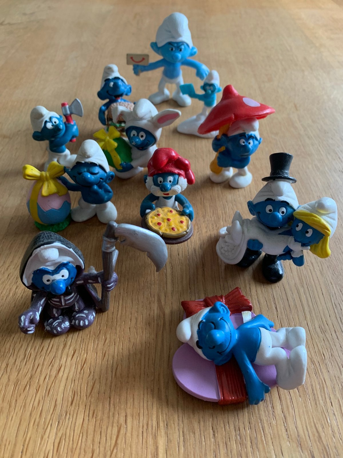 Smurfen allerhande, 11 stuks, Verzamelen, Ophalen of Verzenden, Gebruikt, Verschillende Smurfen