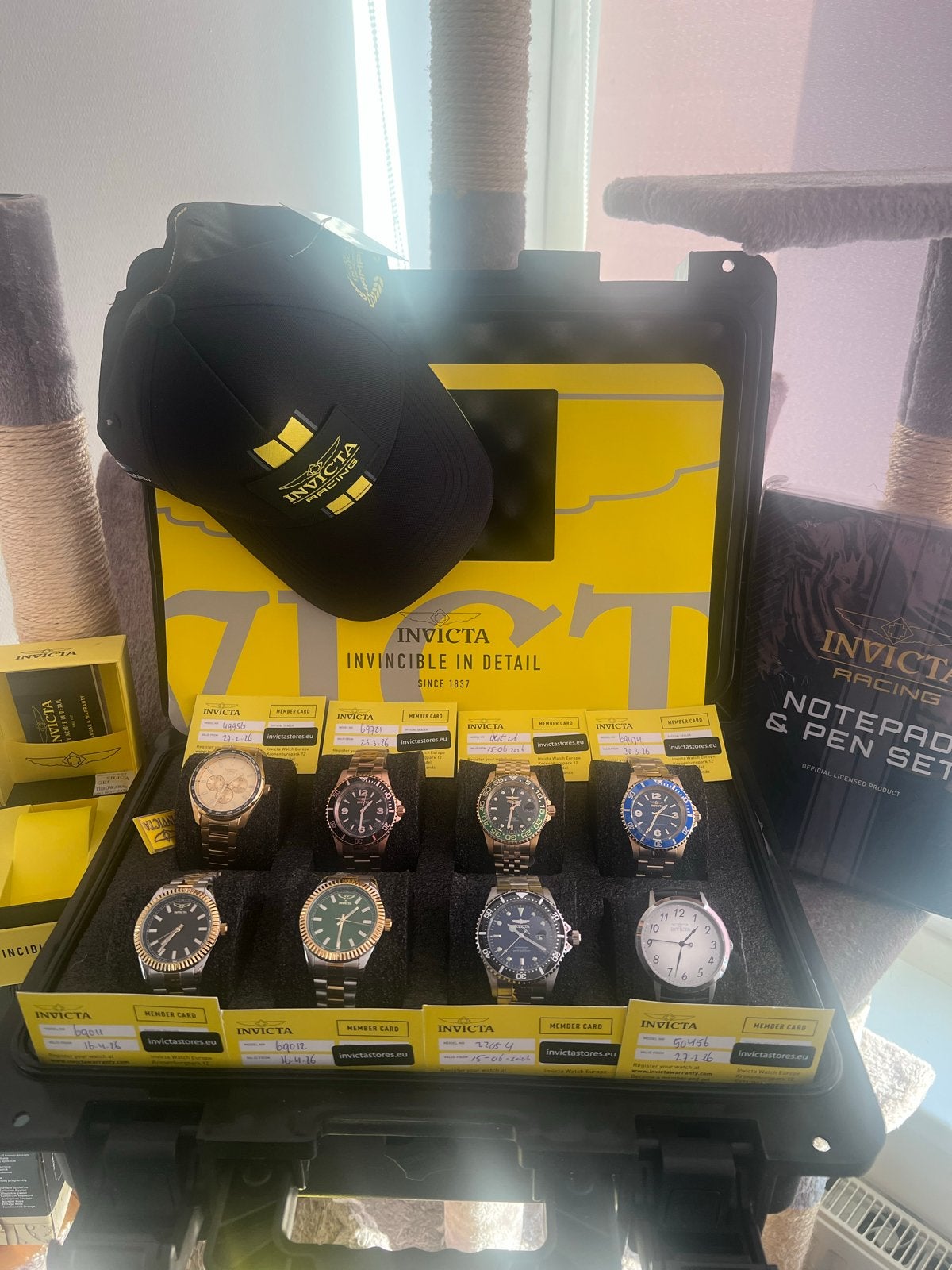 Invicta Horlogecollectie met Koffer en Accessoires, Ophalen of Verzenden, Zo goed als nieuw, Polshorloge, Overige merken