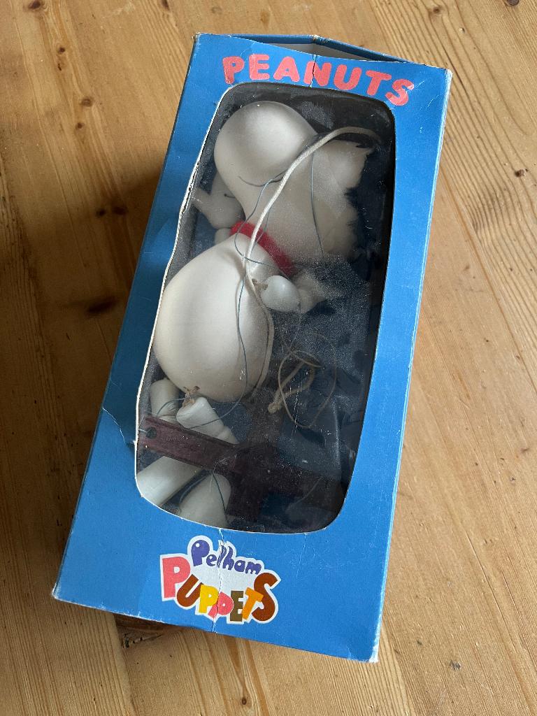 PEANUTS PELHAM SNOOPY MARIONETTE 1979, Ophalen of Verzenden, Snoopy, Gebruikt, Beeldje of Figuurtje