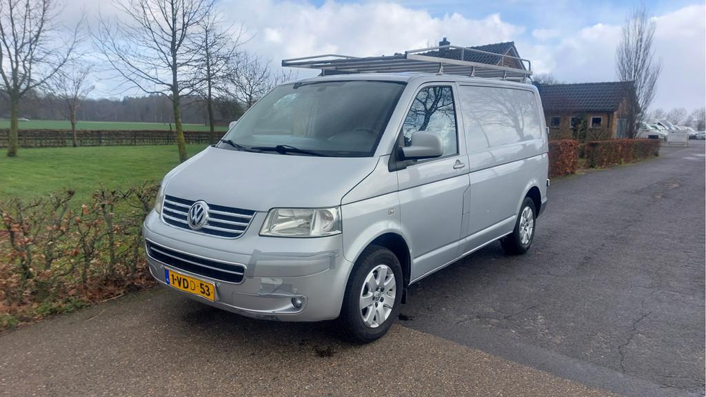 Volkswagen Transporter 2.5 TDI 300 AIRCO BJ 2009 (bj 2009), Voorwielaandrijving, Stof, Volkswagen, Origineel Nederlands
