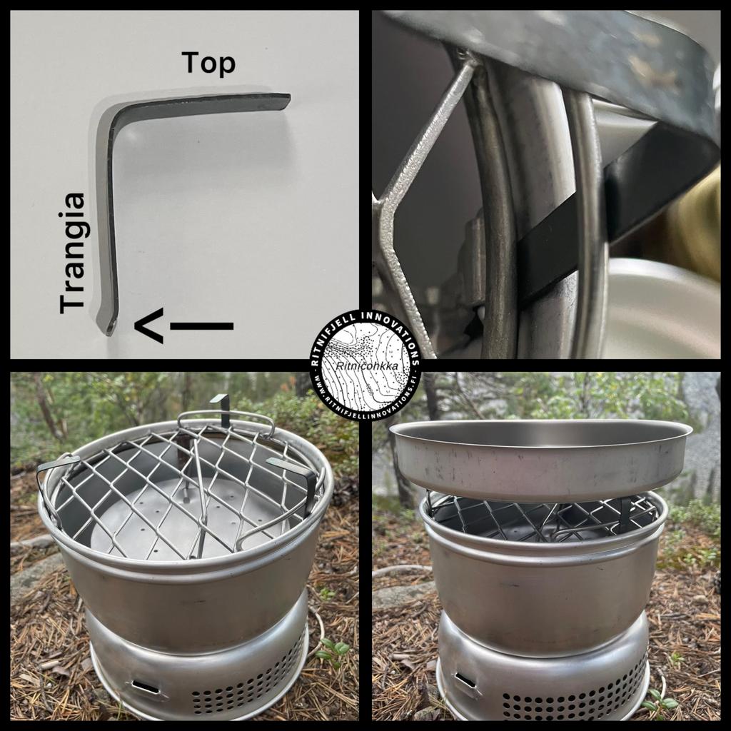 RITNIGRID BEUGELS voor trangia stove, Caravans en Kamperen, Kampeeraccessoires, Info@jefiwild.nl, Nieuw, Ritnigrid, Zichtenburglaan 64