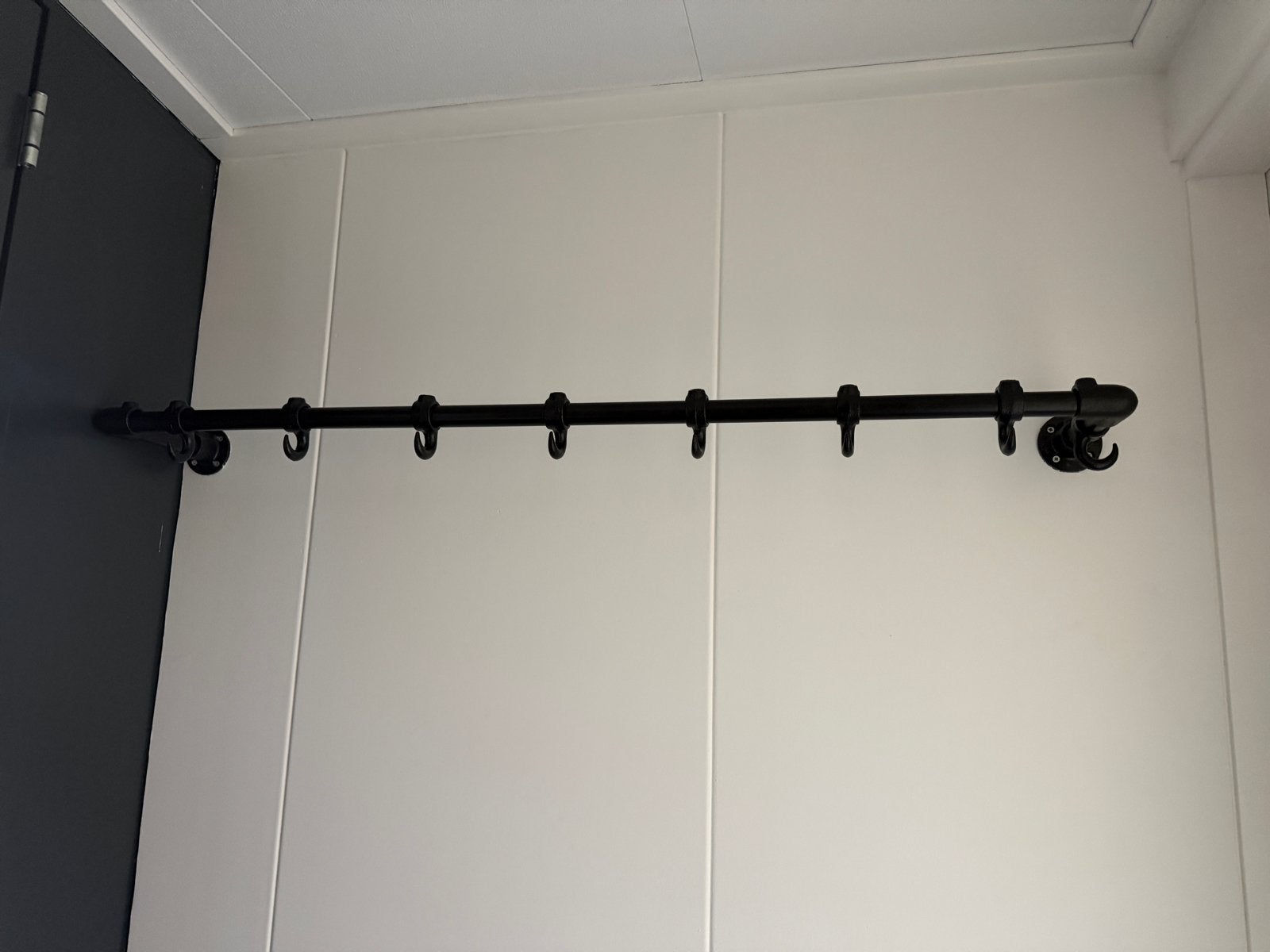 Steigerbuizen kapstok 125cm breed met 8 haken, Huis en Inrichting, Gebruikt, Minder dan 100 cm, Metaal, Ophalen