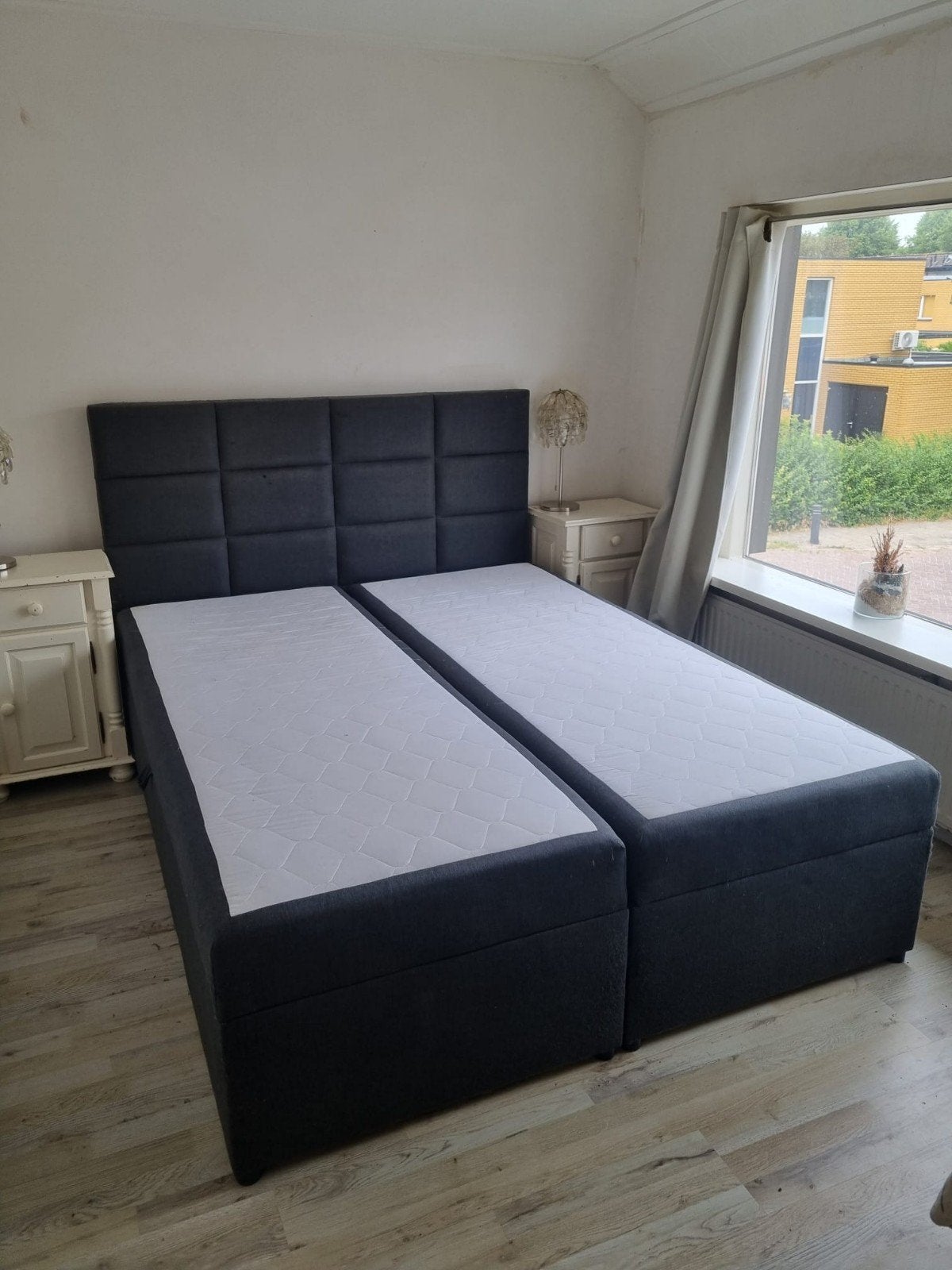 boxspring 160/200, Ophalen, Gebruikt, Tweepersoons, 200 cm