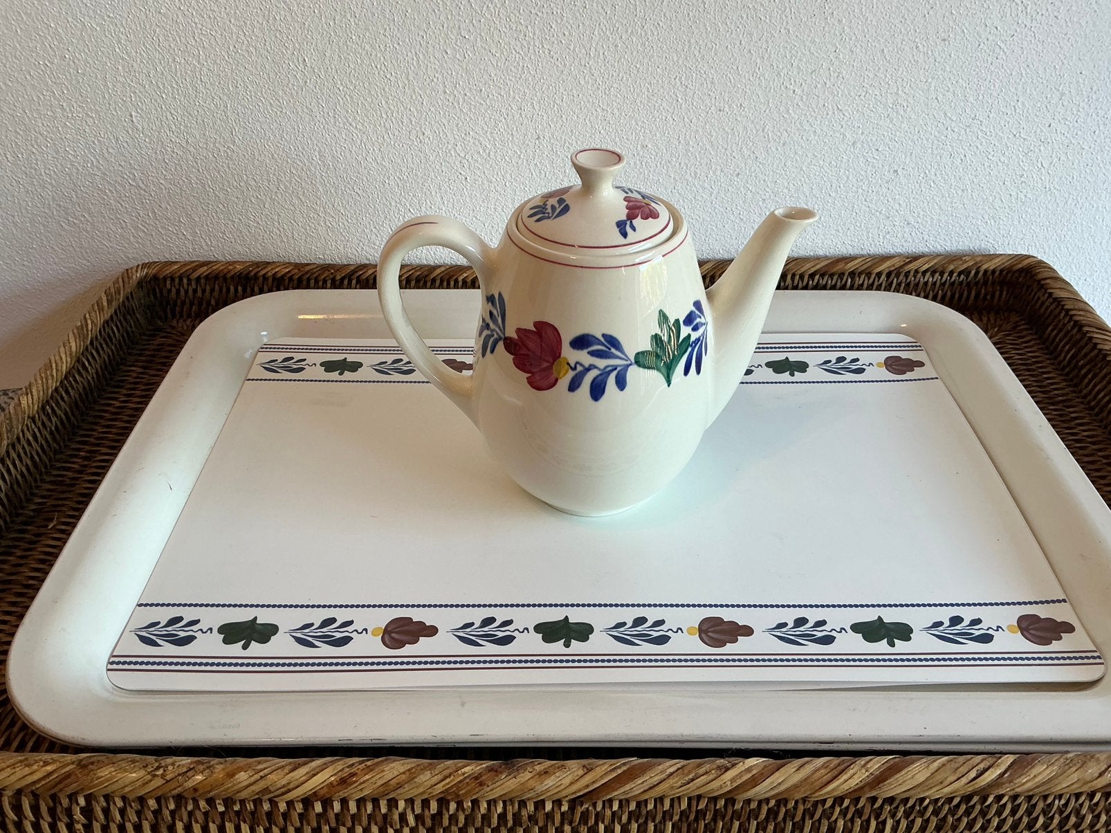 Boerenbont Pertus Regout Maastricht(Koffiepot ), Ophalen of Verzenden
