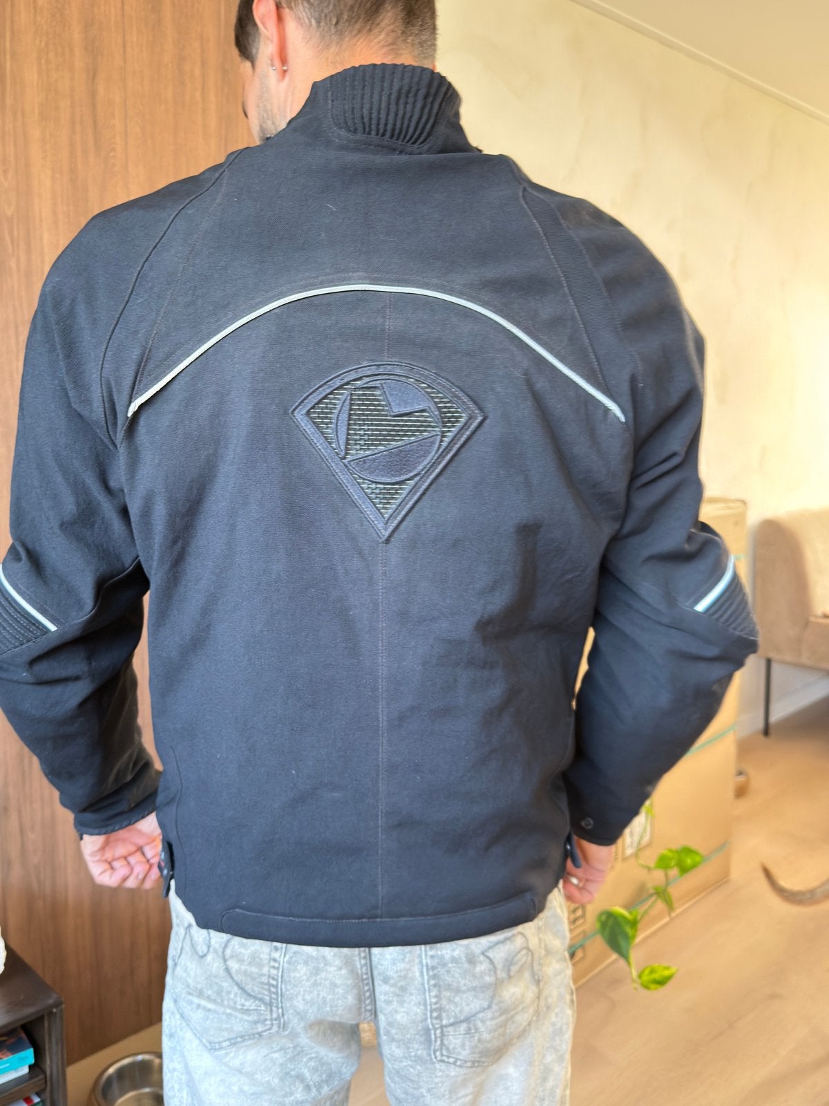 Lookwell motorjas met uitritsbare wintervoering, Ophalen of Verzenden, Tweedehands, Heren, Jas | textiel