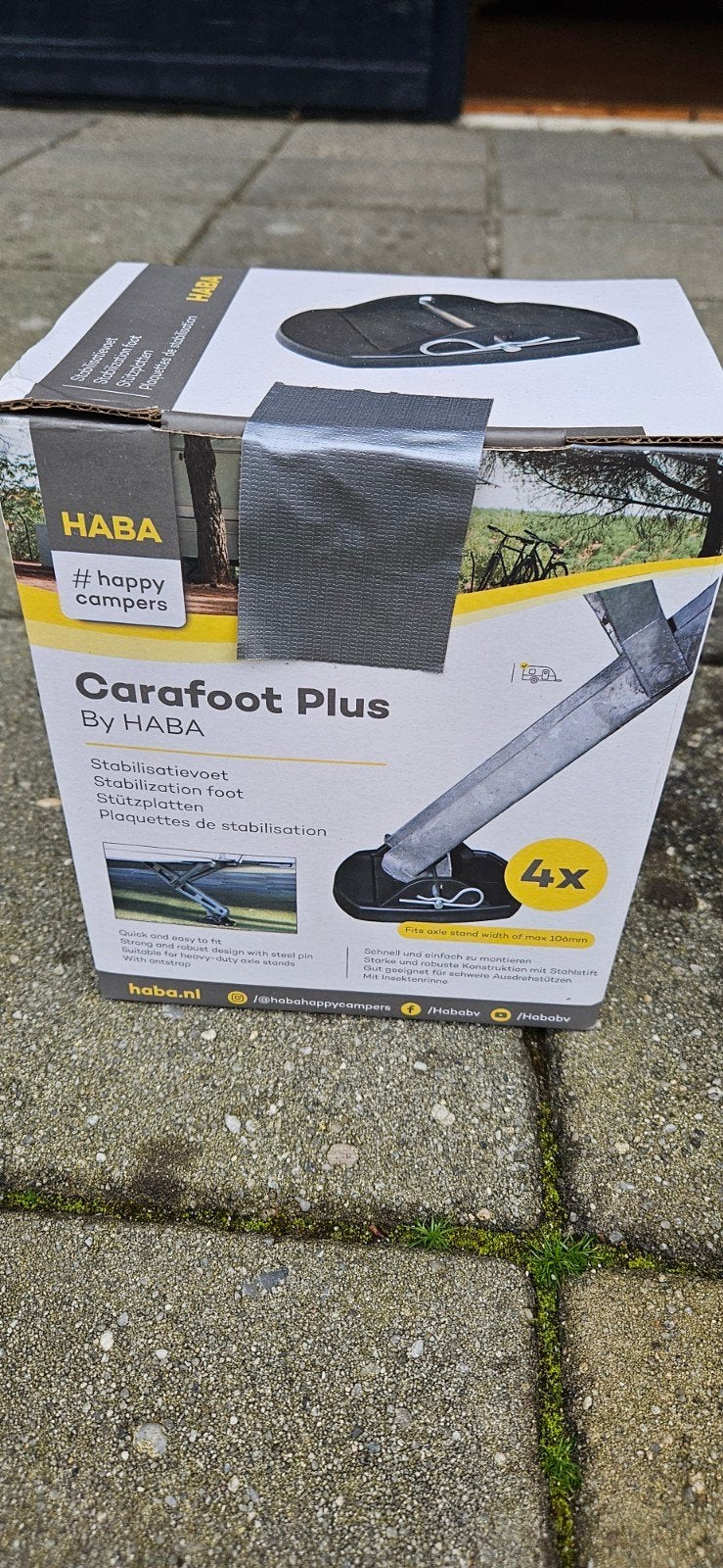 Carafoot Plus caravan stabilisatie voetjes (3 stuks), Ophalen of Verzenden, Nieuw