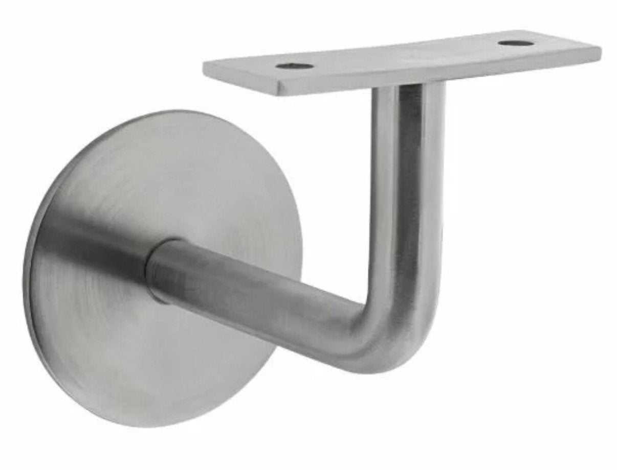 Intersteel Leuninghouder Gebogen Vlak Zadel RVS Geborsteld, Doe-het-zelf en Verbouw, Ophalen of Verzenden, Nieuw, Overige typen
