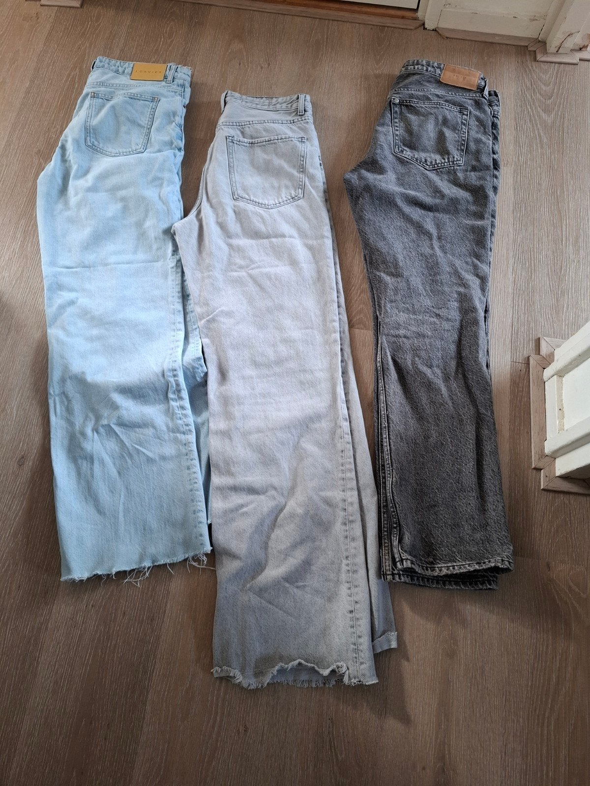 3 x baggy broek, Maat 38/40 (M), Blauw, Zara, Ophalen of Verzenden