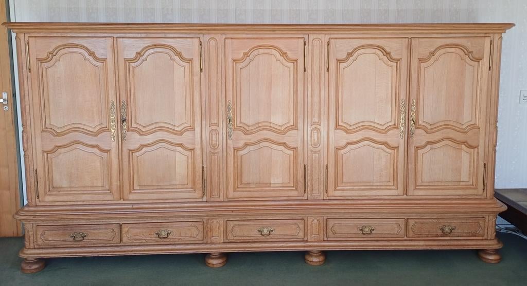 Massief licht eiken dressoir/kast, Antiek en Kunst, Antiek | Meubels | Kasten, Ophalen