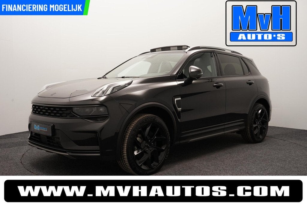 Lynk & Co 01 1.5 Hybride|FULL BLACK XL|LEER|ZWARTE.HEMEL, Auto's, Lynk & Co, Zwart, Zwart, Bedrijf, 1854 kg