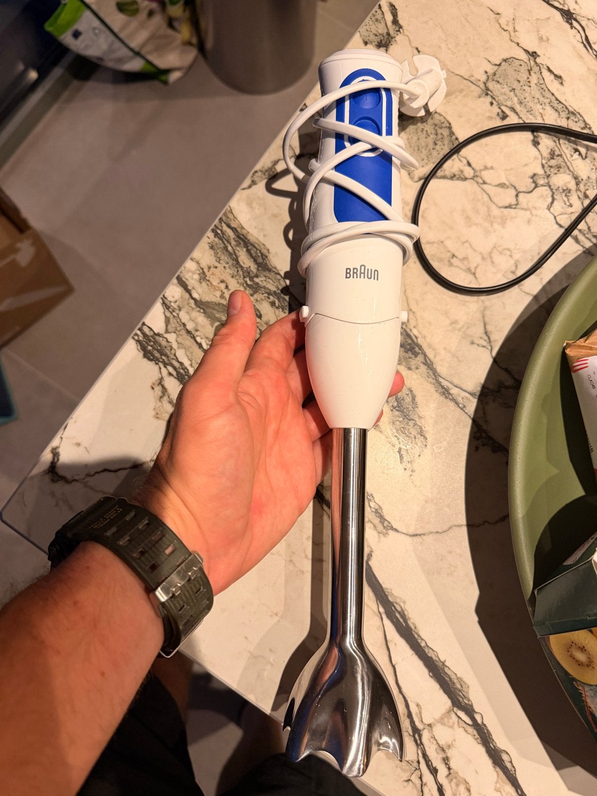 Braun Staafmixer - Zo goed als nieuw, Ophalen of Verzenden, Zo goed als nieuw