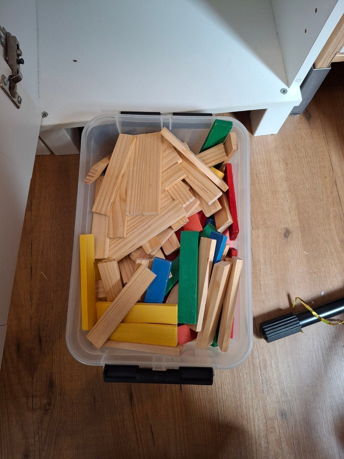 Houten bouwblokken, Ophalen of Verzenden, Gebruikt, Overige merken