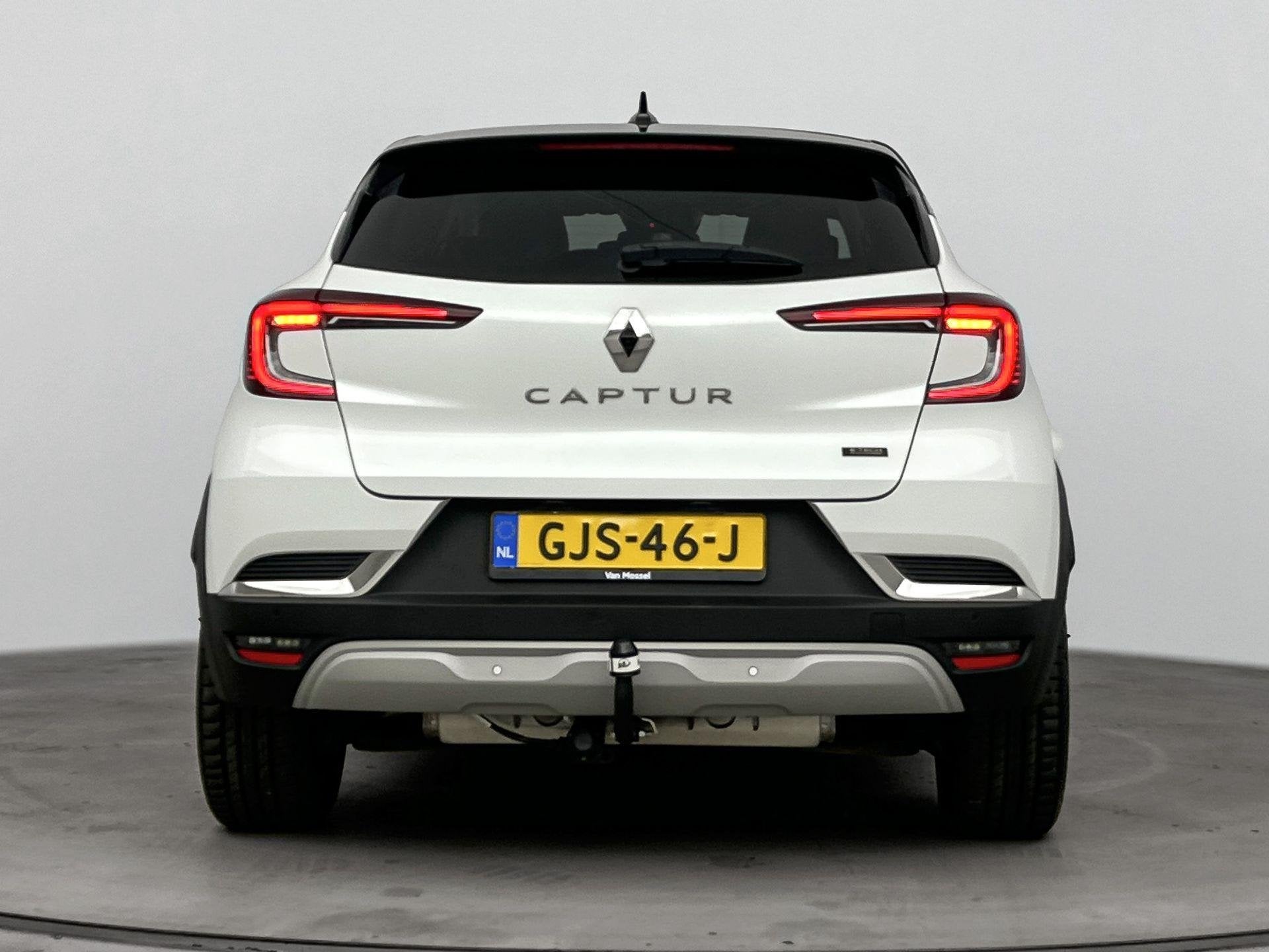 Renault Captur 1.6 E-Tech Plug-In Hybrid Techno 160PK | Auto, Auto's, Gebruikt, Leder en Stof, Wit, Plug-in hybride