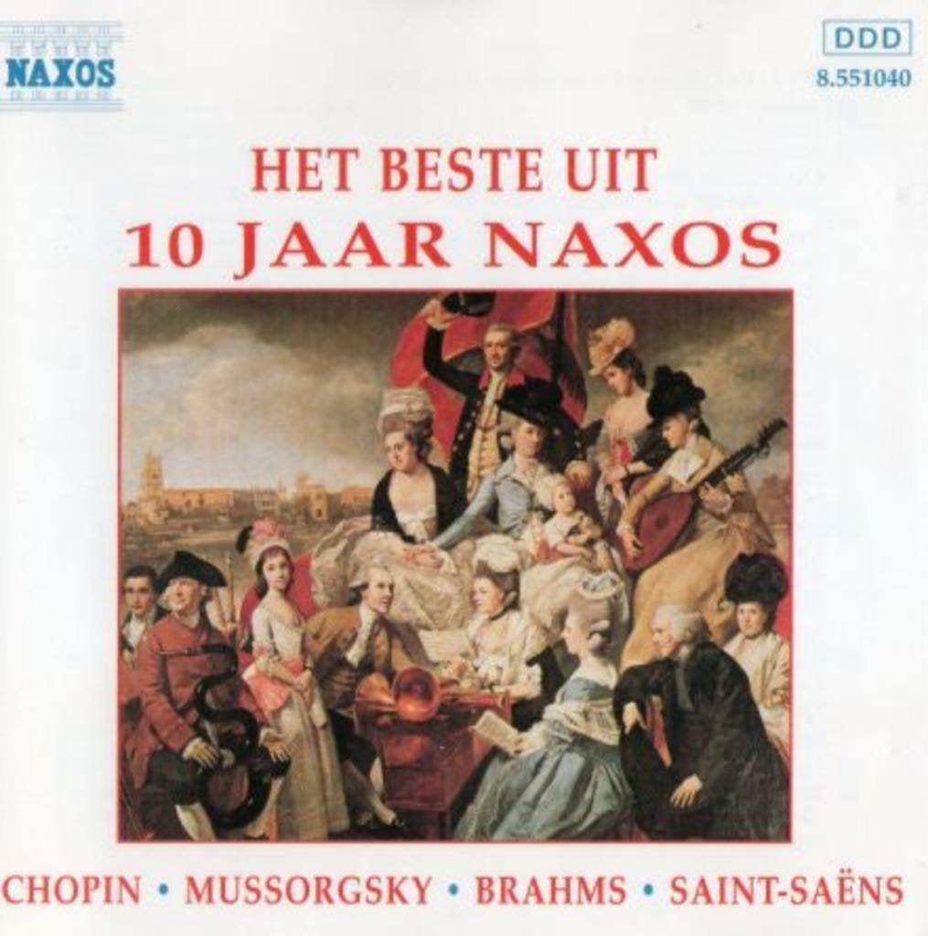 Het beste uit 10 jaar Naxos-Chopin;Mussorgsky;Brahms;e.v.a, Ophalen of Verzenden, Zo goed als nieuw, Klassiek